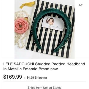 LELE SADOUGHI headband! NWT!